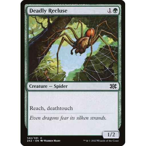 Double Masters 2022 - 142 - Deadly Recluse - Common - G - Non-foil