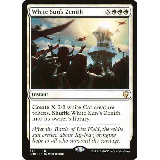 Commander Legends - 391 - White Sun's Zenith - Rare - W - Non-foil