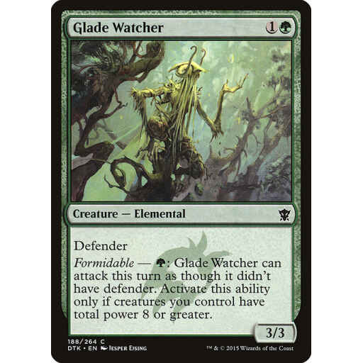 Dragons of Tarkir - 188 - Glade Watcher - Common - G - Foil