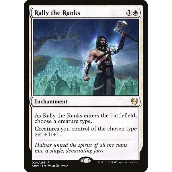 Kaldheim - 20 - Rally the Ranks - Rare - W - Non-foil