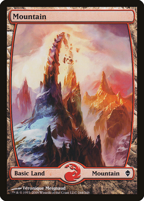 Zendikar - 244 - Mountain - Common - C - Non-foil