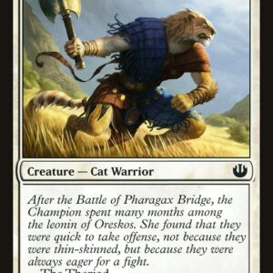 Journey into Nyx - 20 - Oreskos Swiftclaw - Common - W - Non-foil (Front)