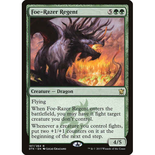 Dragons of Tarkir - 187 - Foe-Razer Regent - Rare - G - Foil