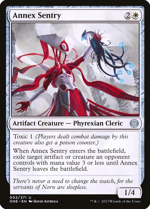 Phyrexia: All Will Be One - 2 - Annex Sentry - Uncommon - W - Non-foil