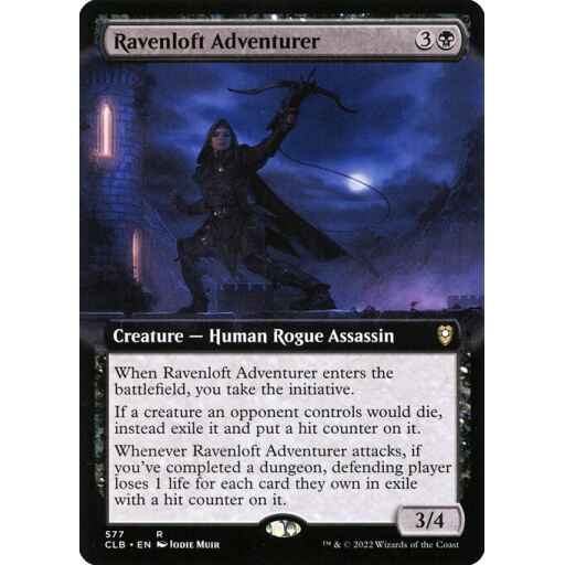 Commander Legends: Battle for Baldur's Gate - 577 - Ravenloft Adventurer - Rare - B - Non-foil