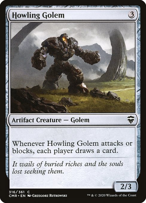 Commander Legends - 316 - Howling Golem - Common - C - Non-foil