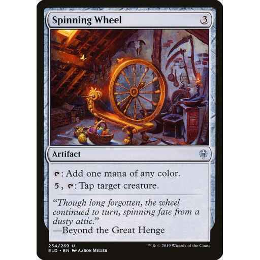 Throne of Eldraine - 234 - Spinning Wheel - Uncommon - C - Foil