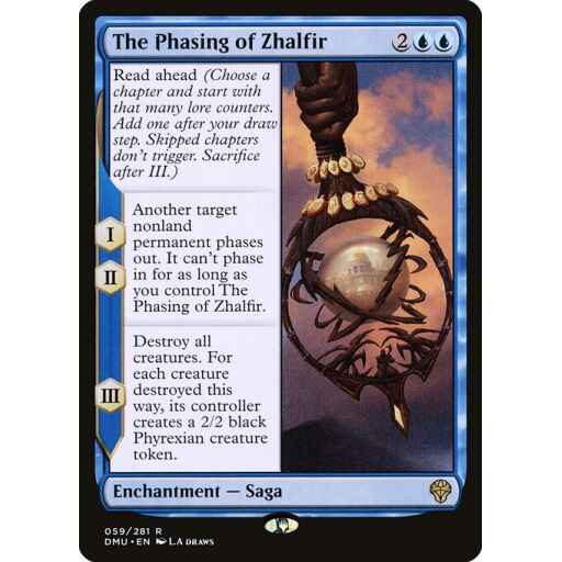 Dominaria United - 59 - The Phasing of Zhalfir - Rare - U - Foil