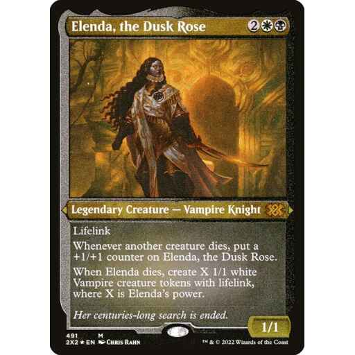 Double Masters 2022 - 491 - Elenda, the Dusk Rose - Mythic - WB - Non-foil