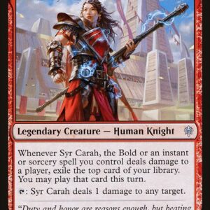 Throne of Eldraine - 145 - Syr Carah, the Bold - Uncommon - R - Non-foil