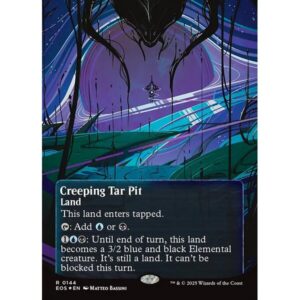 Edge of Eternities: Stellar Sights - 144 - Creeping Tar Pit - Rare - C - Foil