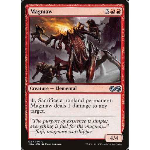 Ultimate Masters - 138 - Magmaw - Uncommon - R - Foil