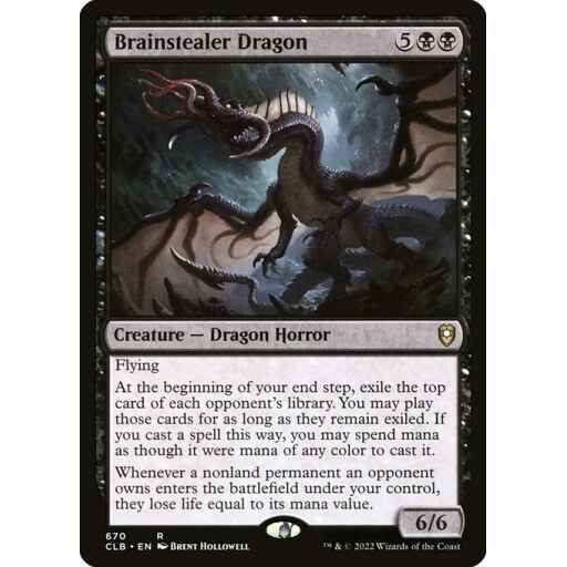 Commander Legends: Battle for Baldur's Gate - 670 - Brainstealer Dragon - Rare - B - Non-foil