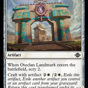 The Lost Caverns of Ixalan - 29 - Oteclan Landmark // Oteclan Levitator - Common - C - Non-foil (Front)