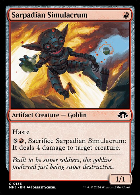 Modern Horizons 3 - 135 - Sarpadian Simulacrum - Common - R - Foil