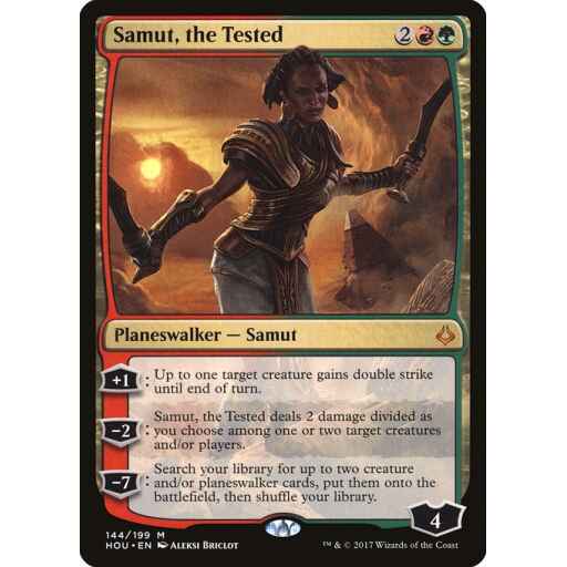 Hour of Devastation - 144 - Samut, the Tested - Mythic - RG - Non-foil