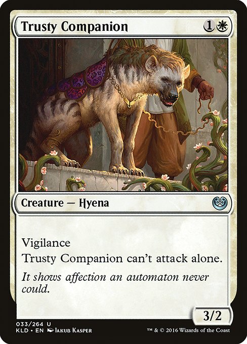 Kaladesh - 33 - Trusty Companion - Uncommon - W - Non-foil (Front)