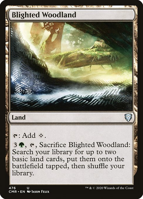 Commander Legends - 476 - Blighted Woodland - Uncommon - C - Non-foil