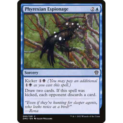 Dominaria United - 60 - Phyrexian Espionage - Common - U - Foil