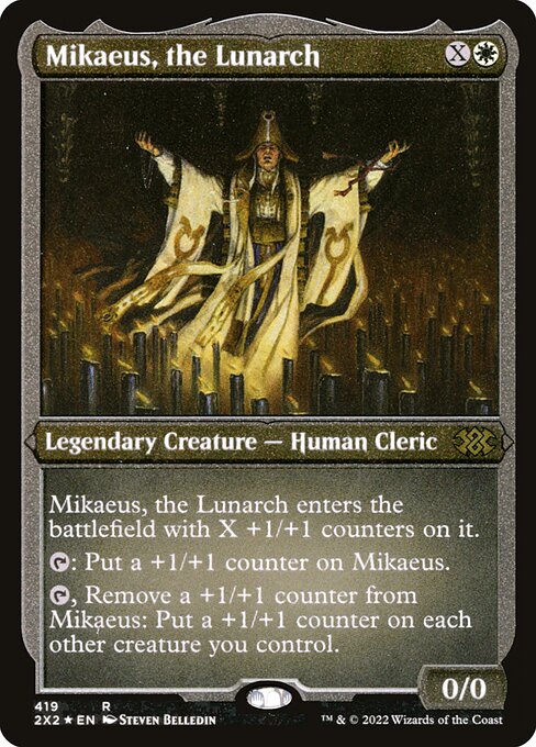 Double Masters 2022 - 419 - Mikaeus, the Lunarch - Rare - W - Non-foil