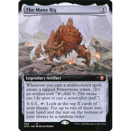 Dominaria United Commander - 80 - The Mana Rig - Mythic - C - Foil