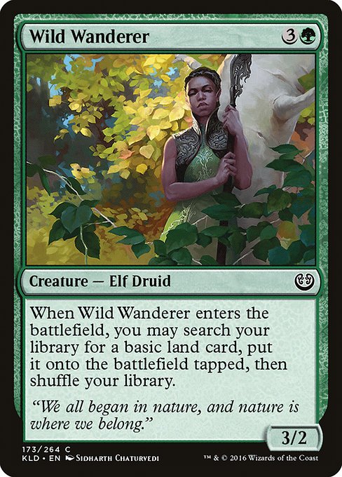 Kaladesh - 173 - Wild Wanderer - Common - G - Non-foil (Front)