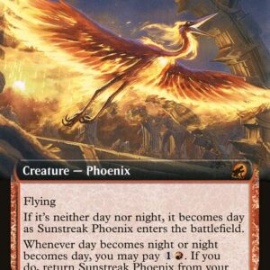 Innistrad: Midnight Hunt - 359 - Sunstreak Phoenix - Mythic - R - Foil