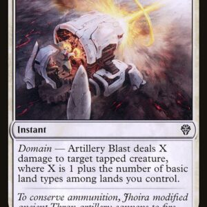 Dominaria United - 6 - Artillery Blast - Common - W - Foil