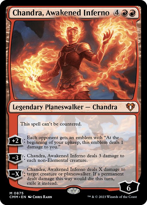 Commander Masters - 875 - Chandra, Awakened Inferno - Mythic - R - Non-foil