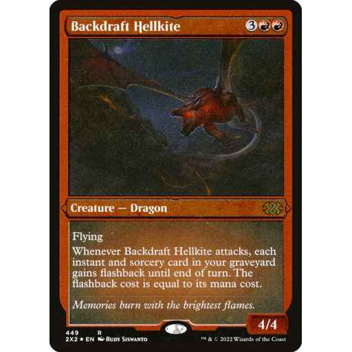 Double Masters 2022 - 449 - Backdraft Hellkite - Rare - R - Non-foil