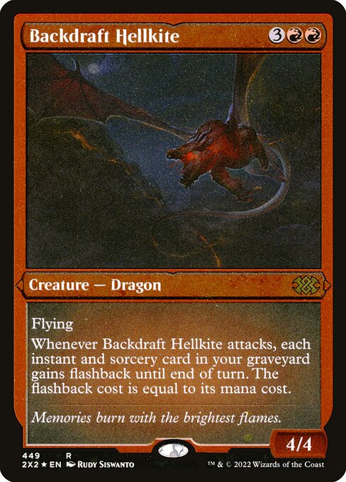 Double Masters 2022 - 449 - Backdraft Hellkite - Rare - R - Non-foil