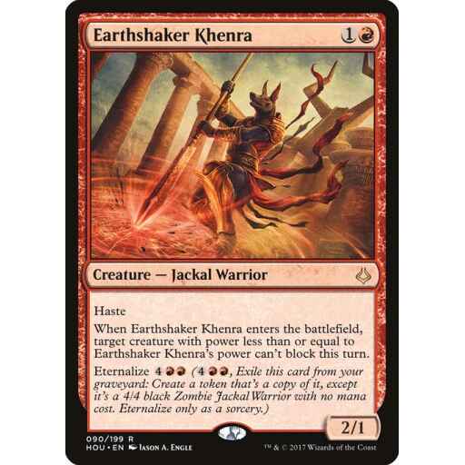 Hour of Devastation - 90 - Earthshaker Khenra - Rare - R - Non-foil