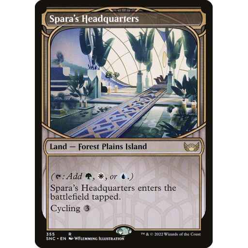 Streets of New Capenna - 355 - Spara's Headquarters - Rare - C - Non-foil