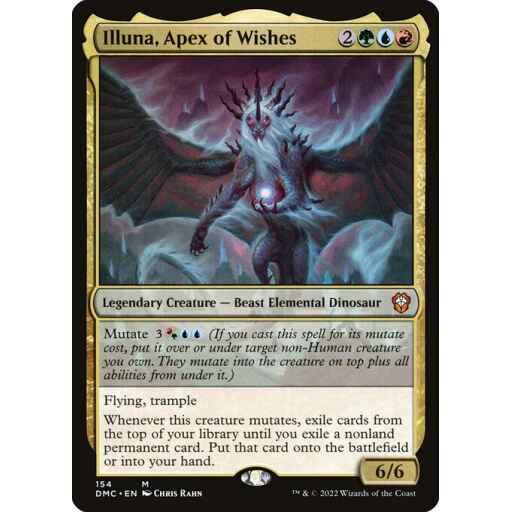 Dominaria United Commander - 154 - Illuna, Apex of Wishes - Mythic - Multi - Non-foil