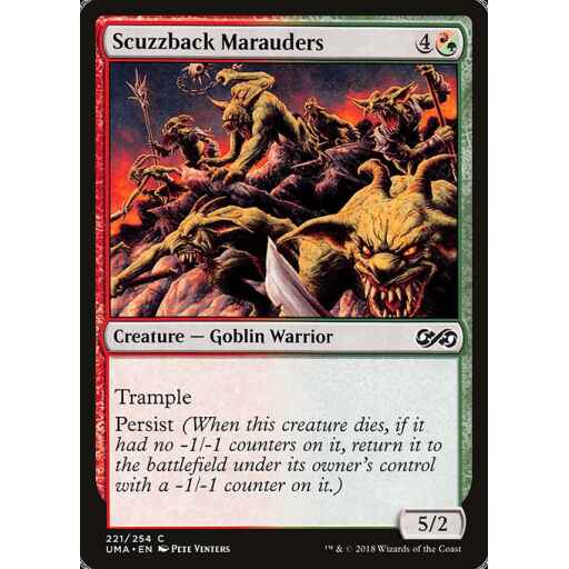 Ultimate Masters - 221 - Scuzzback Marauders - Common - RG - Foil