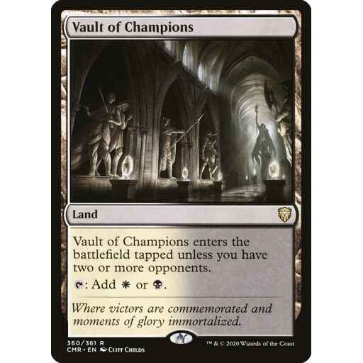 Commander Legends - 360 - Vault of Champions - Rare - C - Foil