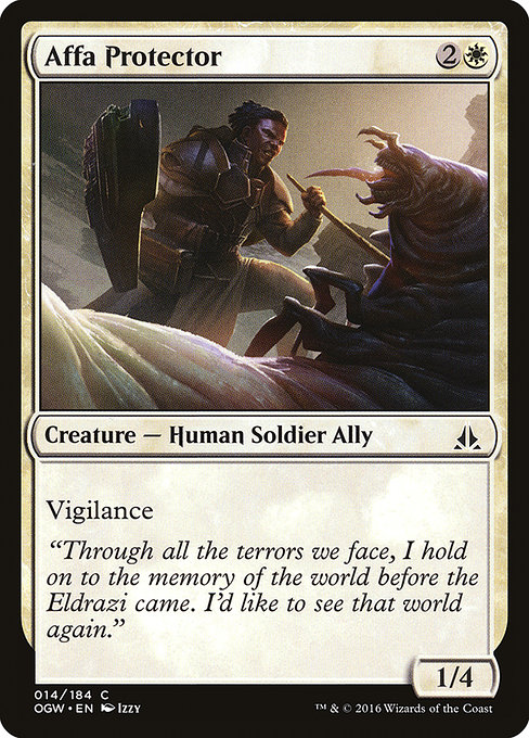 Oath of the Gatewatch - 14 - Affa Protector - Common - W - Non-foil