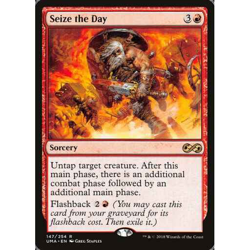 Ultimate Masters - 147 - Seize the Day - Rare - R - Foil