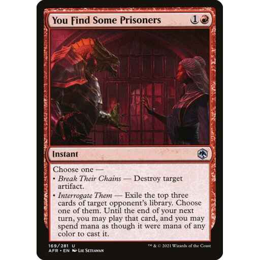 Adventures in the Forgotten Realms - 169 - You Find Some Prisoners - Uncommon - R - Foil