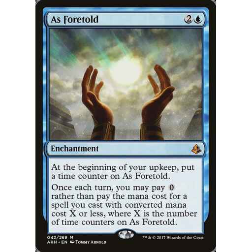 Amonkhet - 42 - As Foretold - Mythic - U - Foil