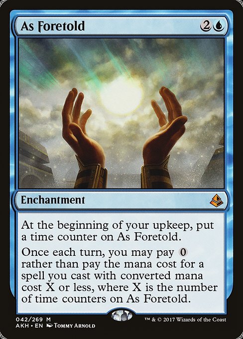 Amonkhet - 42 - As Foretold - Mythic - U - Foil