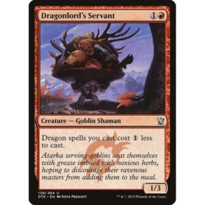 Dragons of Tarkir - 138 - Dragonlord's Servant - Uncommon - R - Foil