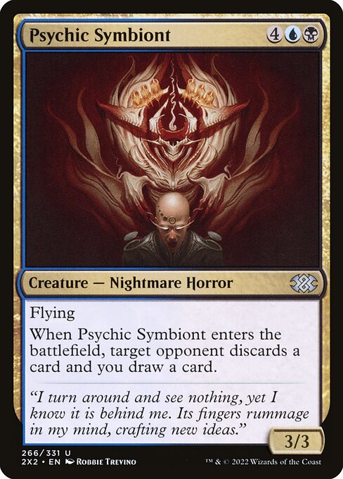 Double Masters 2022 - 266 - Psychic Symbiont - Uncommon - UB - Foil