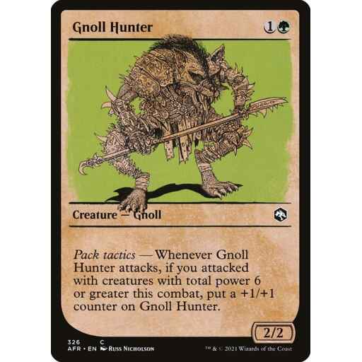 Adventures in the Forgotten Realms - 326 - Gnoll Hunter - Common - G - Foil