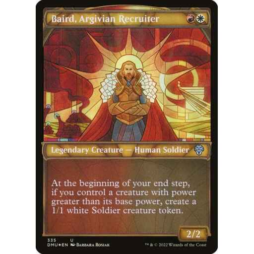 Dominaria United - 335 - Baird, Argivian Recruiter - Uncommon - WR - Foil