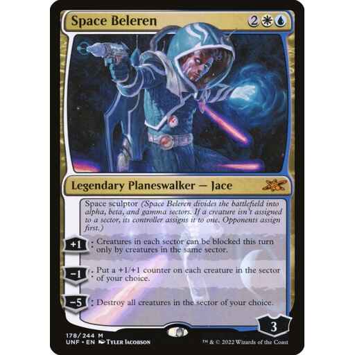 Unfinity - 178 - Space Beleren - Mythic - WU - Non-foil