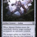 Commander Legends: Battle for Baldur's Gate - 323 - Meteor Golem - Uncommon - C - Foil