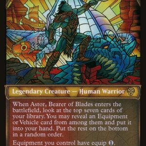 Dominaria United - 334 - Astor, Bearer of Blades - Rare - WR - Foil