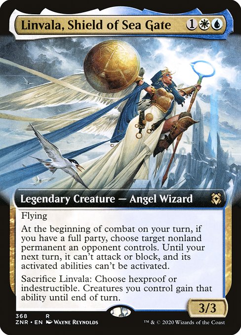 Zendikar Rising - 368 - Linvala, Shield of Sea Gate - Rare - WU - Non-foil