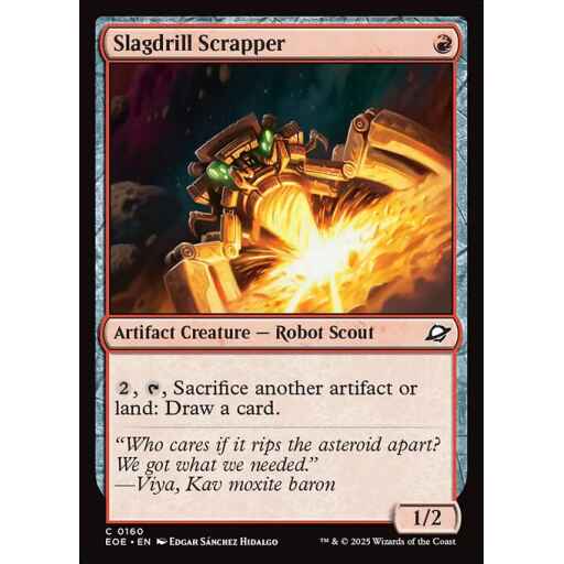 Edge of Eternities - 160 - Slagdrill Scrapper - Common - R - Non-foil